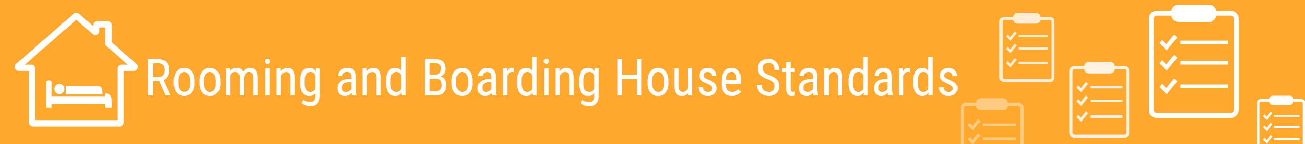Rooming and Boarding House Standards
